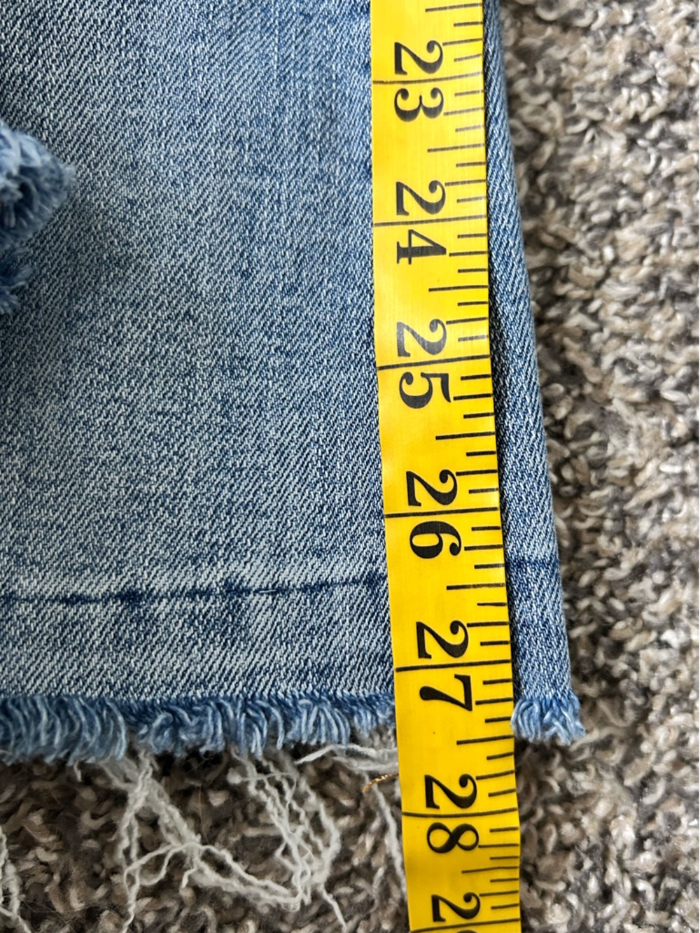 Judy Blue Raw Hem Flare Jeans w/High Rise size 5/27 - Picture 9 of 10